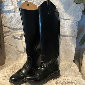 Hispar Women Ladies Decent Dress Boots Back Zipper Riding English Equestrian